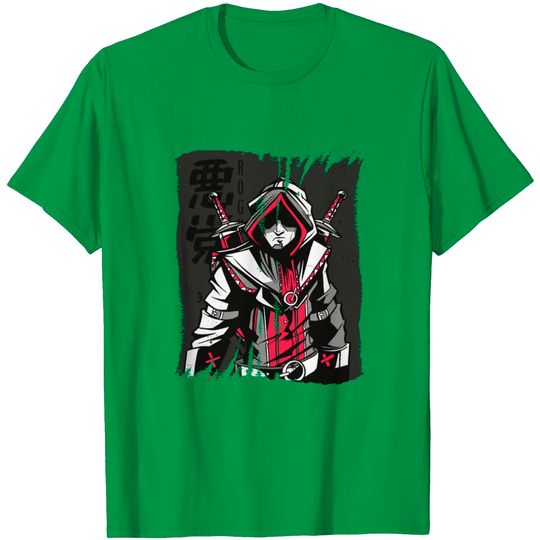 Discover Dark Medieval Assassin Rogue Character T Shirt