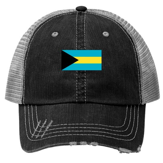 Discover The Bahamas Flag Trucker Hats