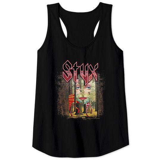 Discover Styx The Grand Illusion Album Cover Tank Tops