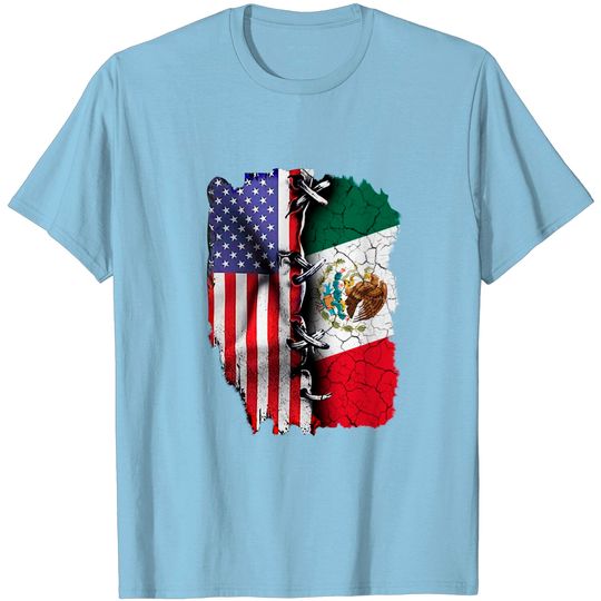Discover Mexican American flag T-Shirt