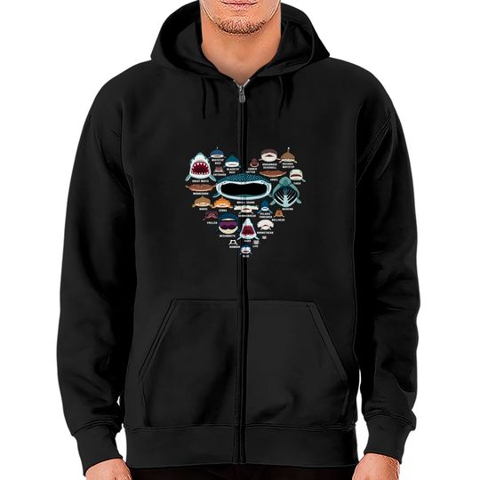 Discover Shark Zip Hoodies