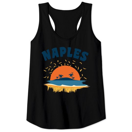 Discover Naples Florida FL City Tourist Souvenir Gift Men Women Kids Tank Top