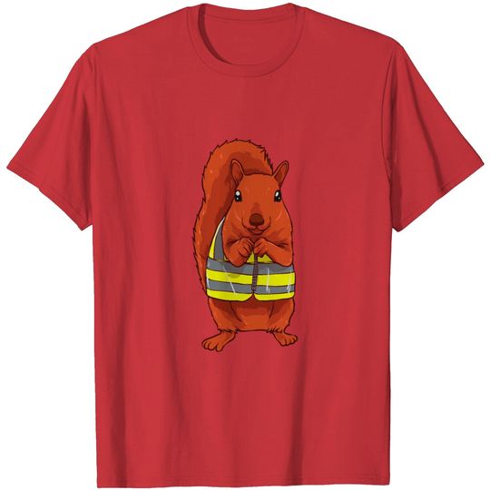 Discover Safety Vest Squirrel T Shirt