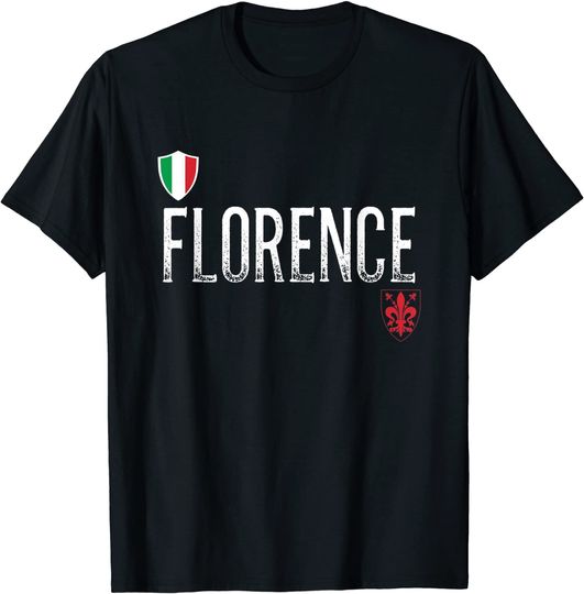 Discover Florence T-Shirt Italy Vacation Souvenir Gift Tee