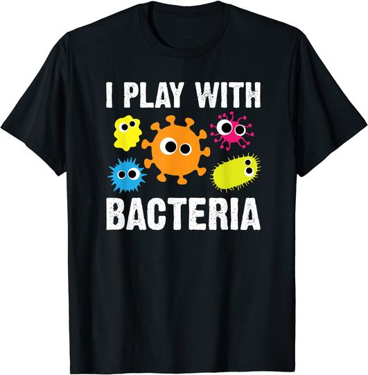 Discover Bacteria Shirt Funny Microbiology Bacteria Lab T-Shirt