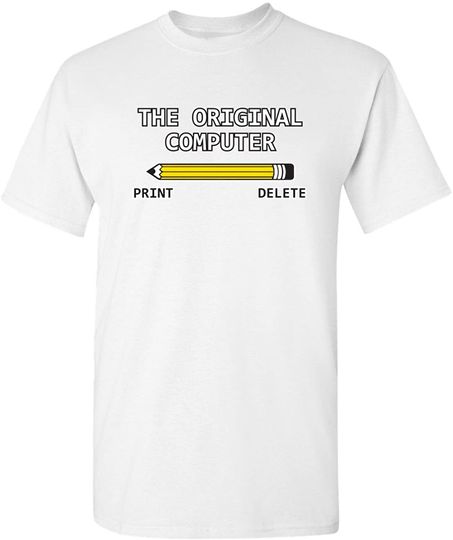Discover The Original Computer Adult Humor Graphic Novelty Sarcastic Funny T Shirt
