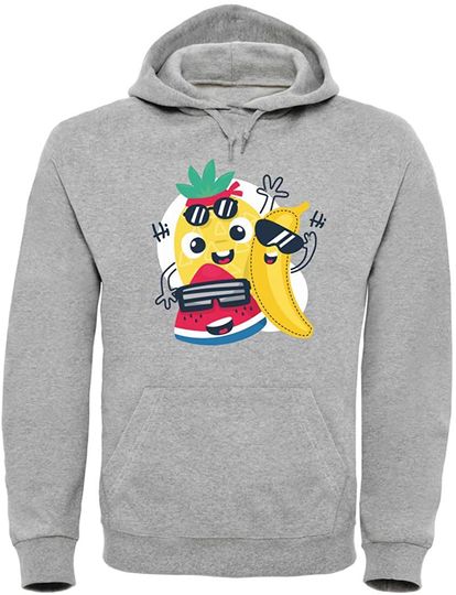Discover Hoodie Sweater com Capuz para Homem e Mulher Fruta Tropical