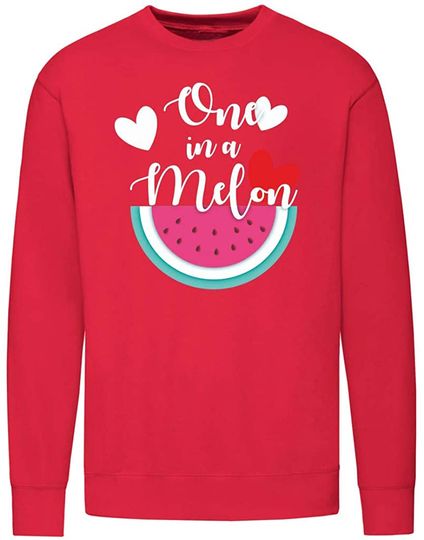 Discover Suéter Sweater para Homem e Mulher One In A Melon Melancia Fruta Tropical