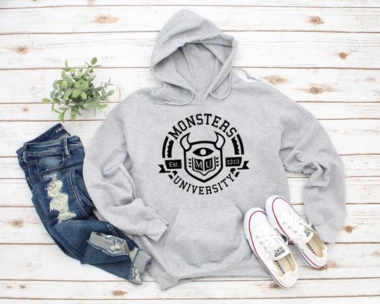 Discover Hoodie Sweater Com Capuz Monstros E Companhia Monster's University Unisex Hoodie