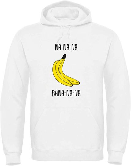 Discover Hoodie Sweatshirt com Capuz Unissexo Banana Na-Na-Na