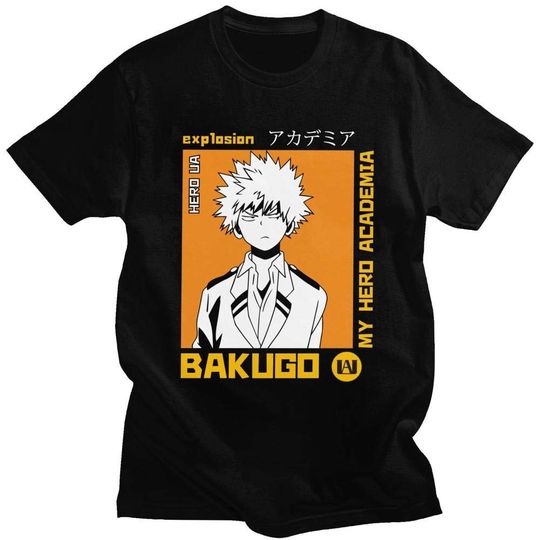 Discover T-Shirt Camiseta Manga Curta Bokugo para Hombre