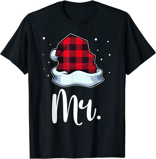 Discover Presente para Casal Unissex T-Shirt Feliz Natal Mr Pai Natal