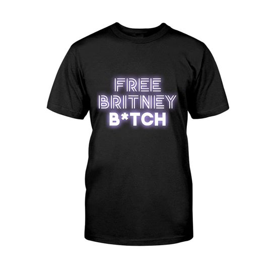 T-shirt Unissexo Free Britney B*Tch
