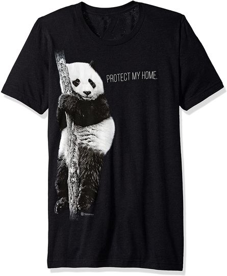 Discover T-shirt para o Dia Mundial da Conservação da Vida Selvagem Proteja A Casa do Panda | Camisete Manga Curta para Homem e Mulher