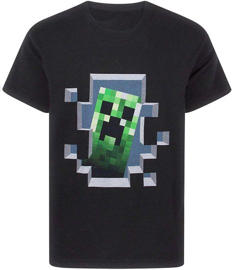 Discover T-shirt Masculino Feminino Trepadeira Minecraft