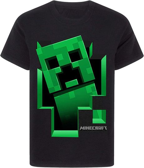 Discover T-shirt Unissexo Trepadeira Minecraft