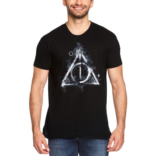 Discover T-Shirt Camiseta Manga Curta Símbolos Harry Potter