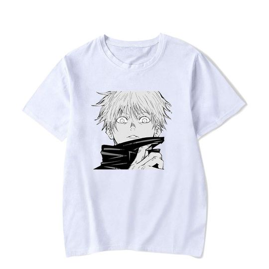 Discover T-Shirt Camiseta Manga Curta Jujutsu Kaisen para Mulher Homem