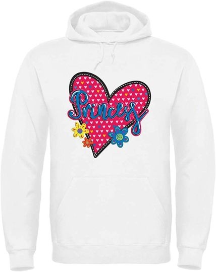 Discover Hoodie Sweatshirt com Capuz Unissexo Coração de Rainha