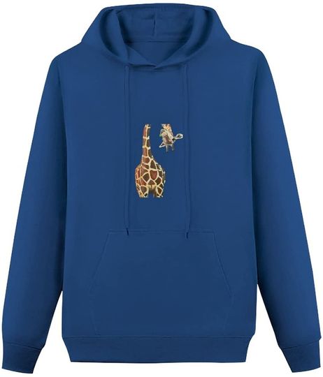 Discover Hoodie Sweatshirt com Capuz Unissexo Girafa Engraçada