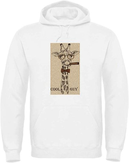 Discover Hoodie Sweatshirt com Capuz Unissexo Girafa Cool Guy