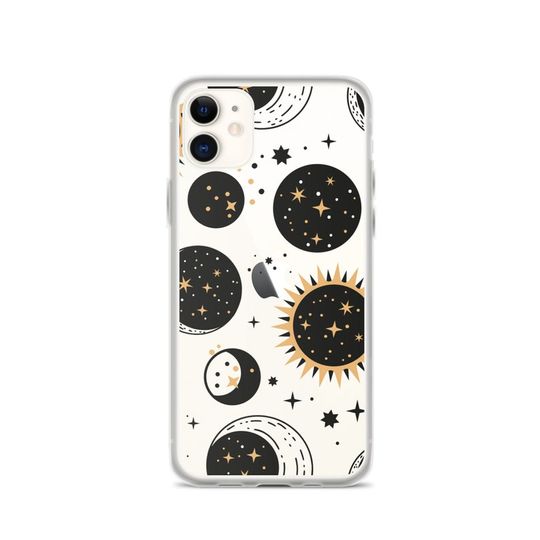 Capa para iPhone Lua e Estrelas