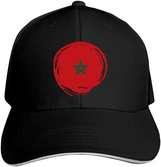 Discover Boné de Beisebol com Bandeira de Marrocos