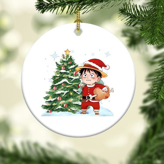 Discover One Piece Luffy Christmas Ornament
