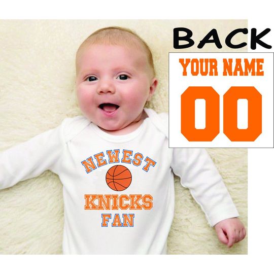 Discover Personalized Name And Number Newest Knicks Fan Bodysuits