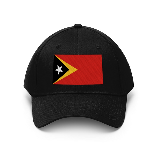 Discover Night Butterfly Flag of East Timor Plain Baseball Cap