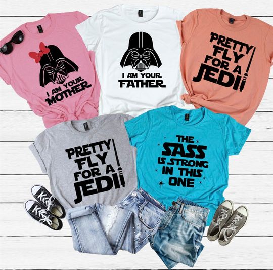 Discover S.t.a.r W.a.r.s Family Shirts Matching Custom T Shirt