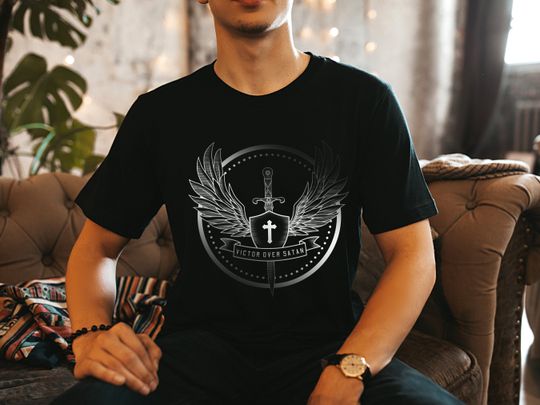 Saint Michael The Archangel The Victor Over Satan T-shirt Designed