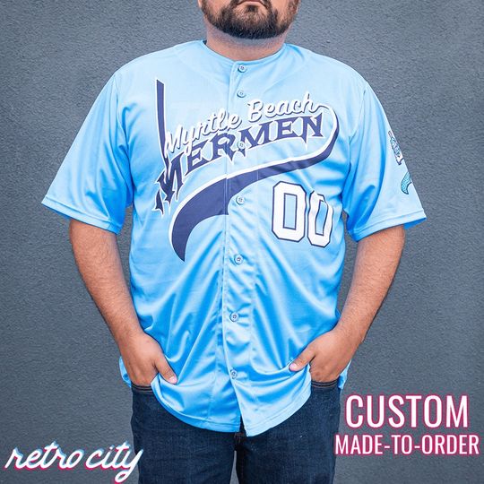 Custom Full Button Baseball Jerseys