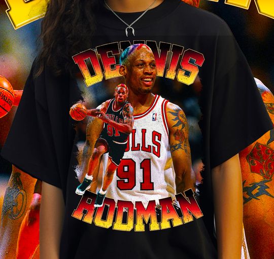 Vintage Chicago Bulls Dennis Rodman Jersey -  Canada in 2023