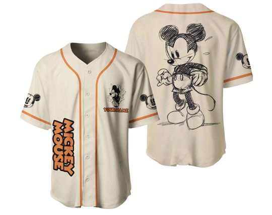 Personalized Name Kansas City Royals Mickey Mouse Disney Unisex 3D Baseball  Jersey - Bring Your Ideas, Thoughts And Imaginations Into Reality Today