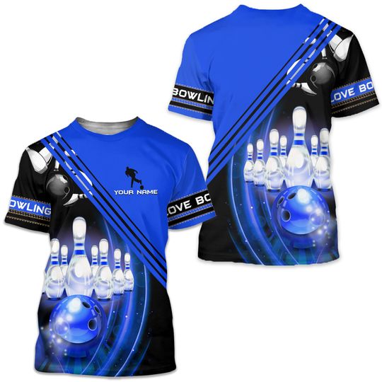 Custom Personalized Summer Men Short Sleeves Blue T-Shirts Uniform