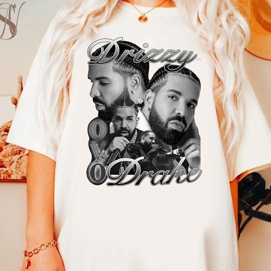 Vintage Drake 90s Shirt Take Care Merch Hiphop Rapper Graphic Tee Retro Tee  - iTeeUS