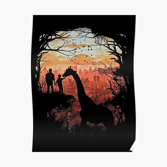 *PREMIUM XL PRINT *The Last Of Us, Giraffe Scene, Sunset, Untitled ...