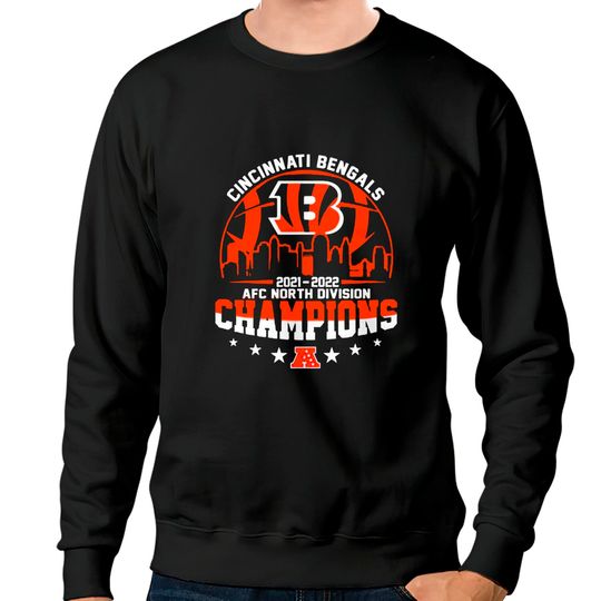 Cincinnati Bengals 2021 AFC North Division Champions T Shirt - Trends  Bedding