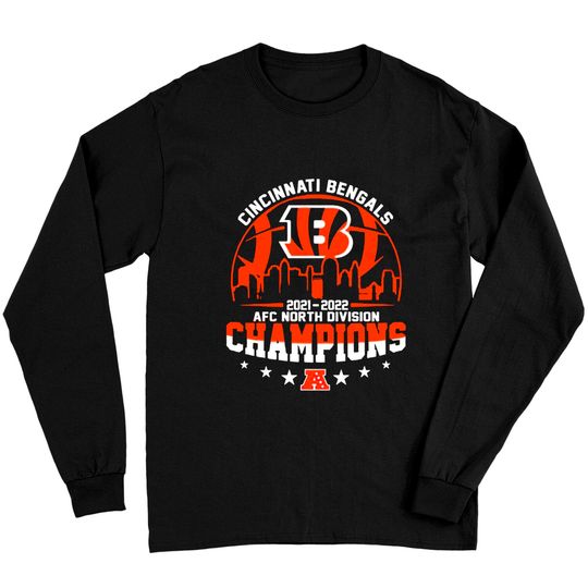 Cincinnati Bengals 2021 Afc North Division Champions Shirt - Trends Bedding