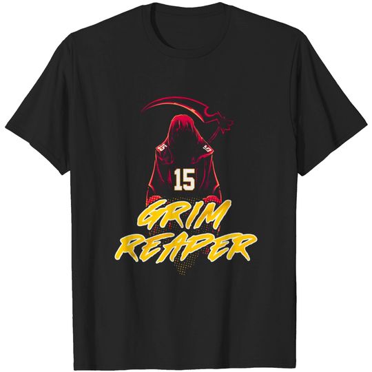 When It's Grim Be The Reaper Mahomes KC Chiefs Shirt - Trends Bedding