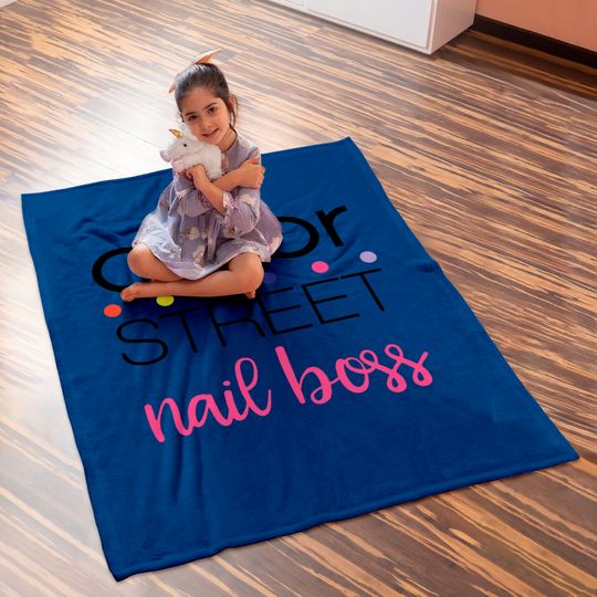 Color Street Nail Boss Baby Blankets