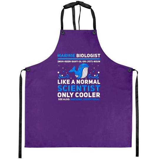 Marine Biologist Definition Marine Biology Aprons