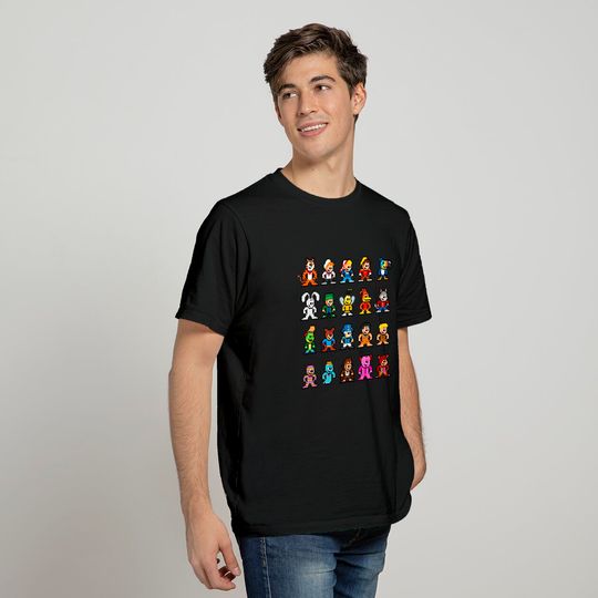 Retro Breakfast Cereal Mascots - Cereal - T-Shirt