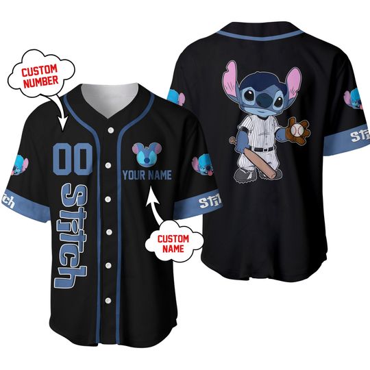 Trendy Disney Stitch Baseball Jerseys Designs 2023 Shop On Printerval