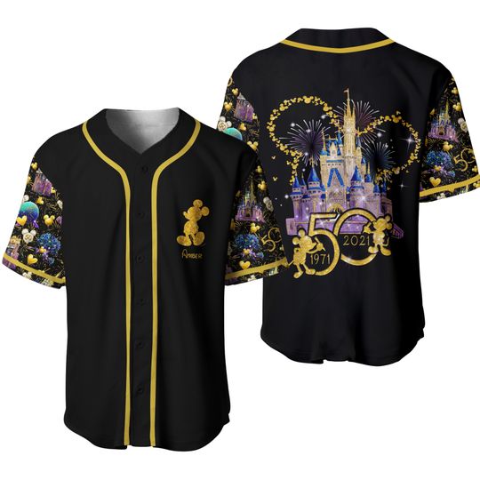 Personalized Atlanta Braves Mickey Mouse Disney All Over Print Unisex Baseball  Jersey - White - Senprintmart Store