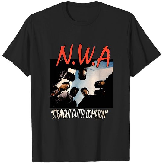 NWA T-Shirt Straight Outta Compton Vintage Shirt Aesthetic Premium