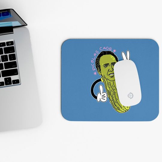 Picolas Cage | Nicolas Cage | Nick Cage Pickle Mouse Pads