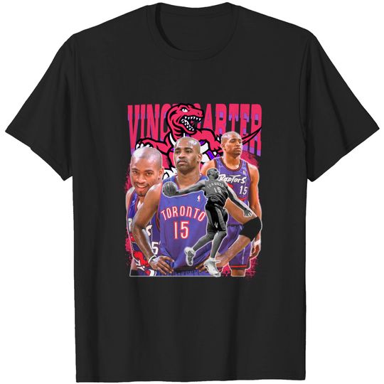 Vince Carter Dunking T-shirt Graphic T-shirt Graphic Tees 