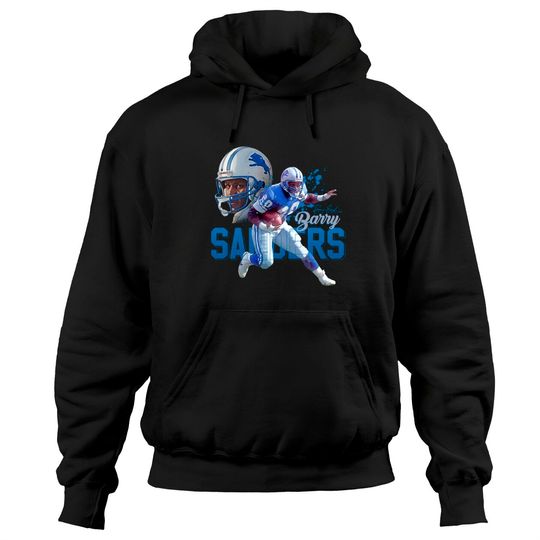 Printerval Barry Sanders - Barry Sanders Detroit Lions - Kids Long Sleeve T-shirts